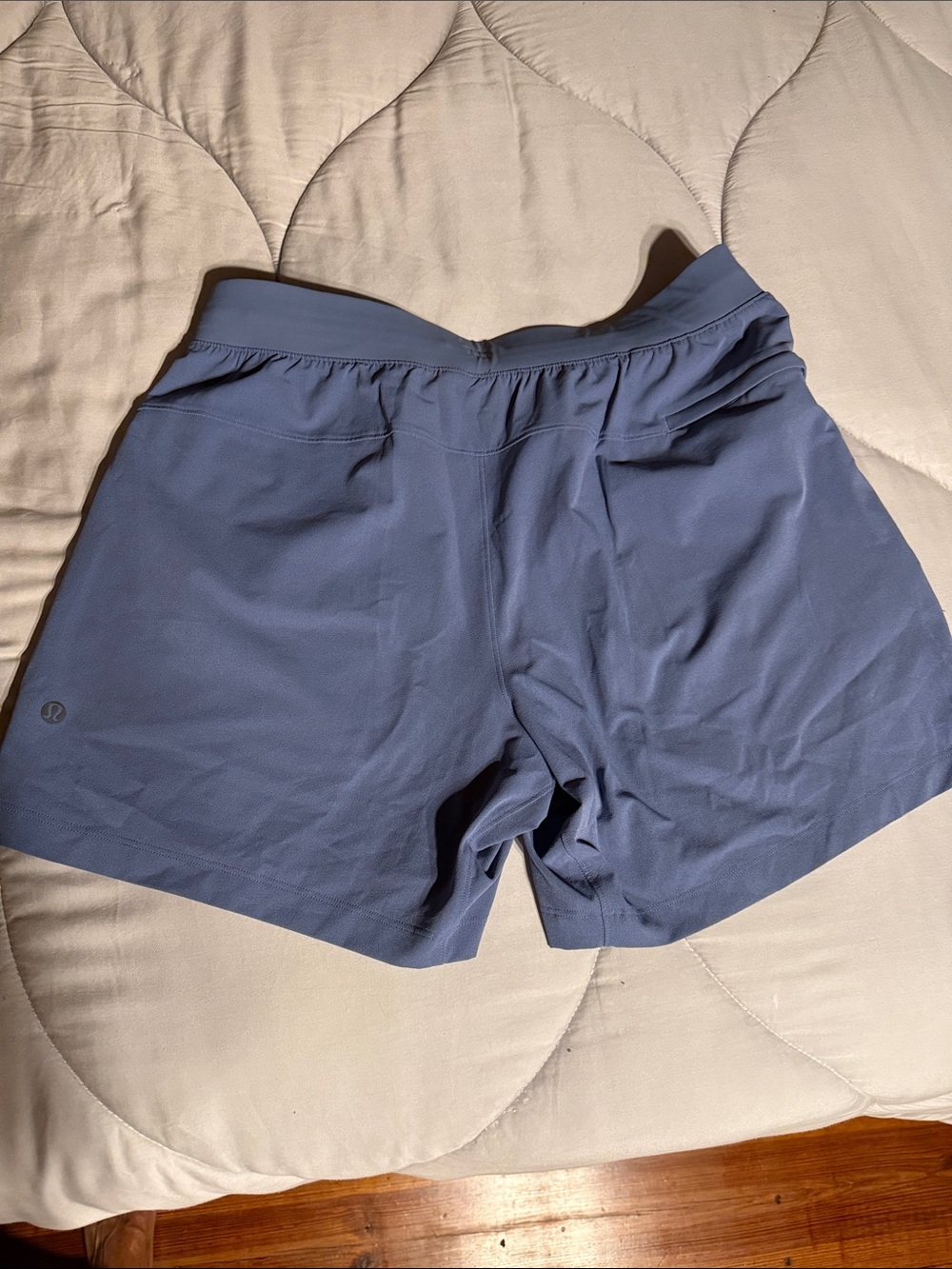 Lululemon Drawstring Performance Shorts - Blue - Picture 2 of 3